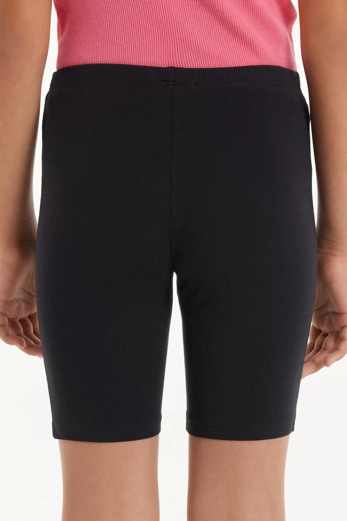 Tezenis Ciclista in Cotone Tinta Unita Bimba